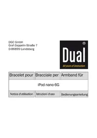 Notice DUAL IPOD NANO 6G Haut-parleur