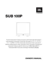 Notice JBL ARENA SUB100 Subwoofer