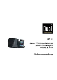 Notice DUAL ICR 11 Lautsprecher