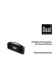 Notice DUAL P 1000 Lautsprecher