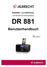 Notice ALBRECHT DR 881 Lautsprecher