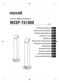 Notice MAXELL MXSPTS1000 Barre de son