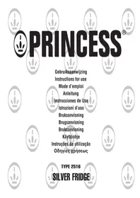 Silver Fridge 282516 PRINCESS
