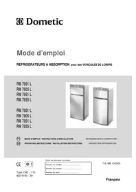 DOMETIC RM 7605 L - Réfrigérateur