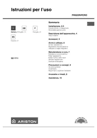 Ariston Thermo SD1711 - Refrigerador