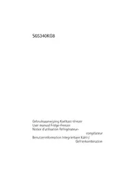 Notice AEG-ELECTROLUX SANTO 65340 KG8 Réfrigérateur