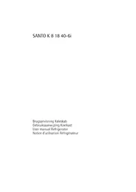 Notice AEG-ELECTROLUX SANTO SK 818406I Réfrigérateur