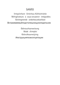Notice AEG-ELECTROLUX SANTO SU860005I Réfrigérateur