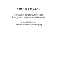 Notice AEG-ELECTROLUX SANTO K 912405I Réfrigérateur