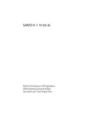 Notice AEG-ELECTROLUX SANTO K 710036I Réfrigérateur