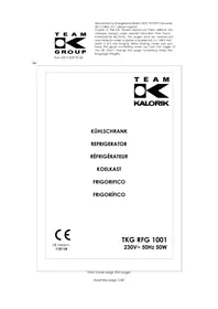 TKG RFG 1001 KALORIK