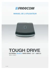 Notice FREECOM TOUGH DRIVE 56331 Disque dur externe