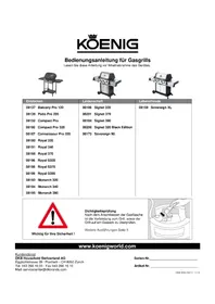 Notice KOENIG COMPACT PRO 320 Barbecue