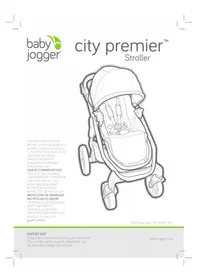 Notice BABY JOGGER TRIO CITY PREMIER Stroller