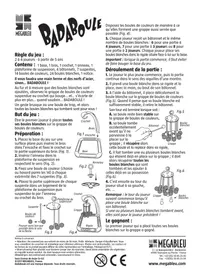 Notice MEGABLEU BADABOULE Jeu de société