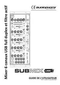 Notice Audiophony SUBMIX Table de mixage