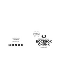 Notice FRESH N REBEL ROCKBOX CHUNK Haut-parleur
