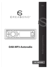 Notice CREASONO CAS4400BT PX1581 Autoradio