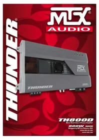 Notice MTX Audio TH800D Autoradio