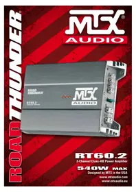 Notice MTX Audio RT602 Autoradio