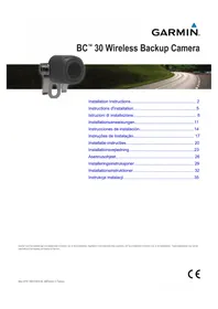 Notice GARMIN BC 30 Tallennuskamera