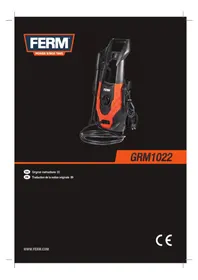 Notice Ferm GRM1022 Pressure washer