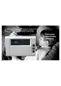 Notice UPM THM301A Thermostat