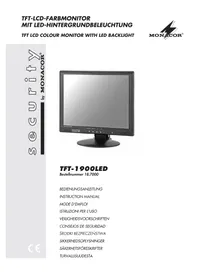 Notice Monacor TFT1900LED Monitor