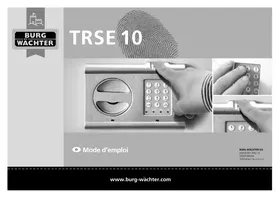Notice BURG WACHTER CL 20 E FS Coffre-fort