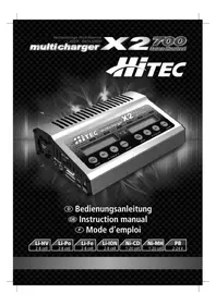 Notice Hitec X2 700 Chargeur de piles