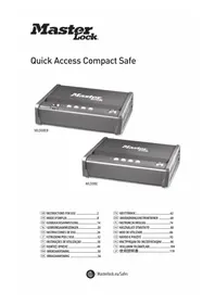 Notice Master Lock MLD08EB Seif
