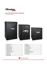 Notice Master Lock T6331ML Coffre-fort