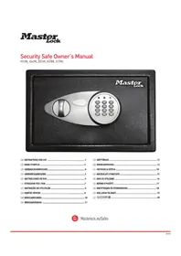 Notice Master Lock X075ML Coffre-fort