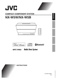 Notice JVC NXW5BE Hi-Fi System