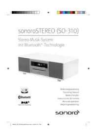 Notice SONORO STEREO Hifi-system