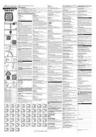 Notice Ciclo CICLOMASTER CM 4.41A Compteur