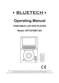 Notice Bluetech DPT3370BT Lecteur DVD portable