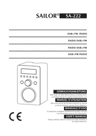 Notice SAILOR SA222 Radio
