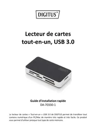 Notice Digitus DA703301 Lecteur de mémoire