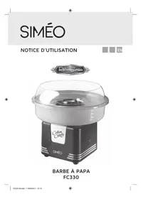 Notice SIMEO FC330 Maquina de algodon de azucar