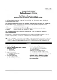 Notice CONCEPTRONIC C150APRA2 Router