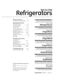Notice IOMABE ORE 24 CGF KB ψυγείο