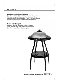 Notice AEG BQS 5515 Aparelho para fondue, raclette e wok