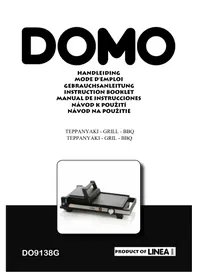Notice DOMO DO9138G Placa de parrilla