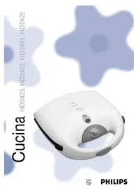 PHILIPS Cucina HD2422 - Croque-Monsieur-Klammer