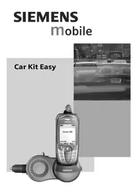 Notice SIEMENS CAR KIT EASY HKP600 Kit d'encastament