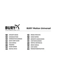 Notice Bury MOTION UNIVERSAL Kit d'encastrement