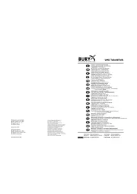 Notice Bury UNI TAKE AND TALK BLUETOOTH Kit d'encastrement