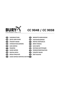 Notice Bury CC 9058 Kit d'encastrement