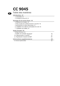 Notice Bury CC 9045 Kit d'encastrement